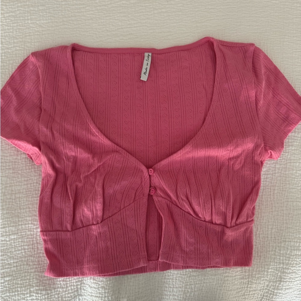 Pink skirt set